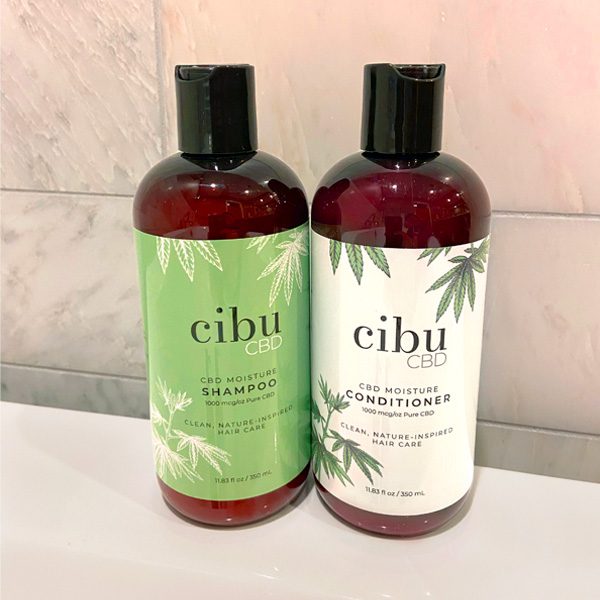 cibu CBD shampoo and conditioner