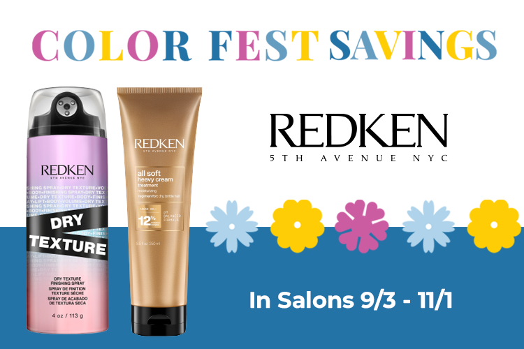 Color Fest Savings In Salons 9/3 - 11/1