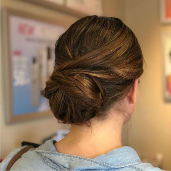 Prom Hairstyles low chignon