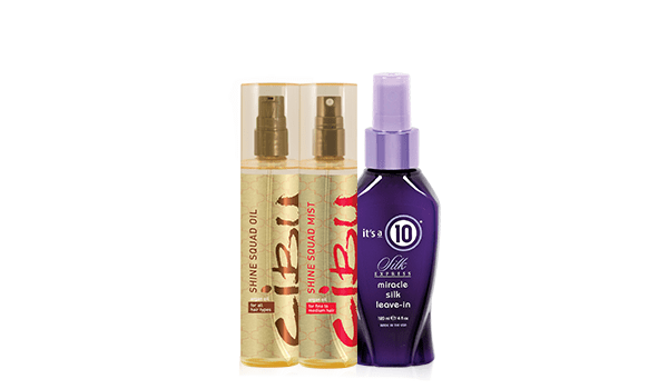 Cibu’s Shine Squad Argan Oil Treatment and Shine Squad Argan Oil Mist, It's a 10 Miracle Silk Leave-In Conditioner