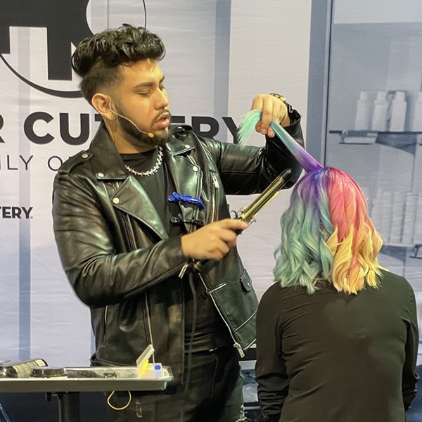 Hair Cuttery stylist Jose in action